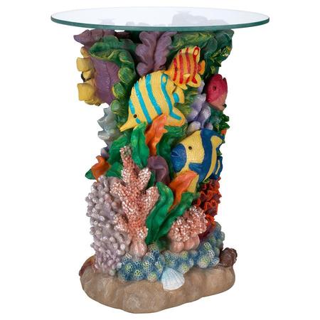 Design Toscano The Great Barrier Reef Glass-Topped Table EU30405
